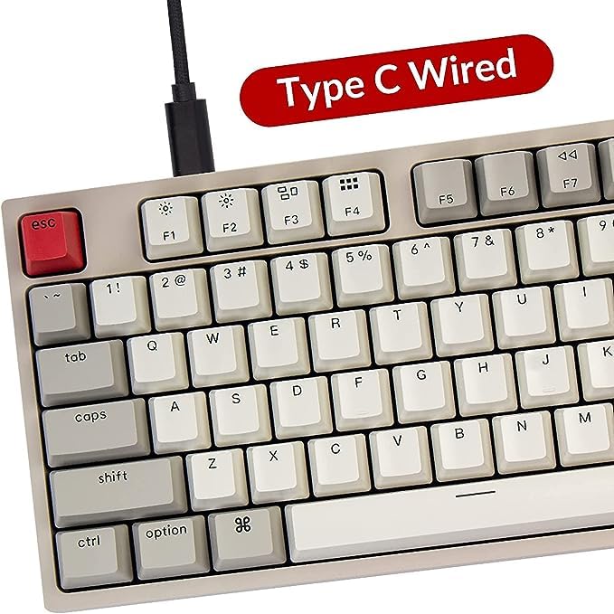 Amazon | Keychron C2 フルサイズ有線メカニカルキーボード Mac対応